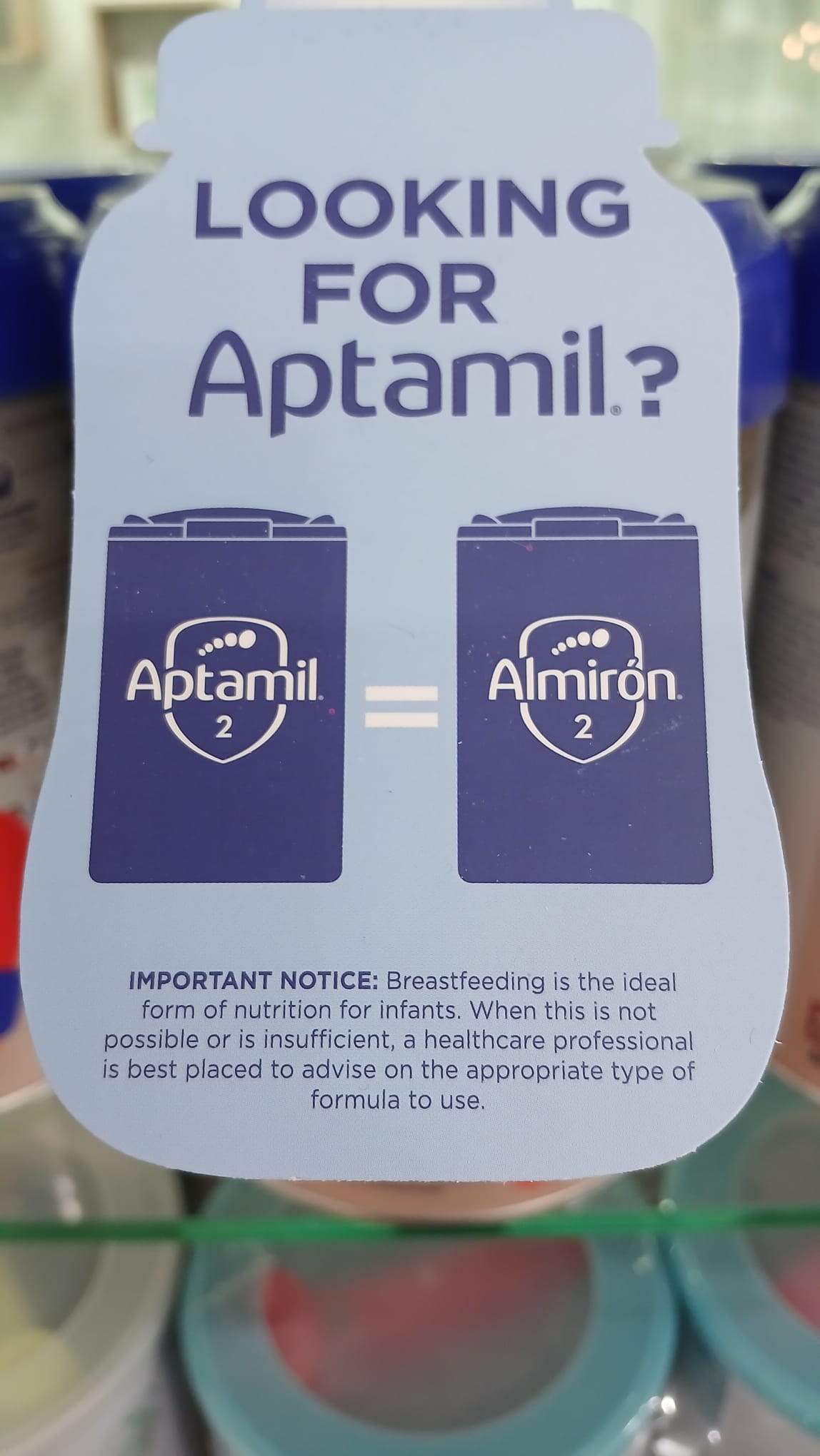 Leche APTAMIL 2 = ALMIRÓN 2