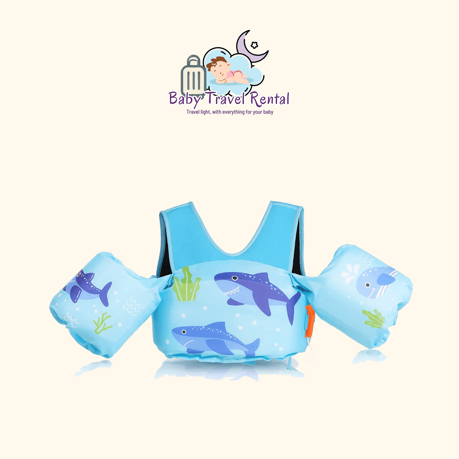 Alquiler chaleco flotador infantil 10-30 kg en Tenerife