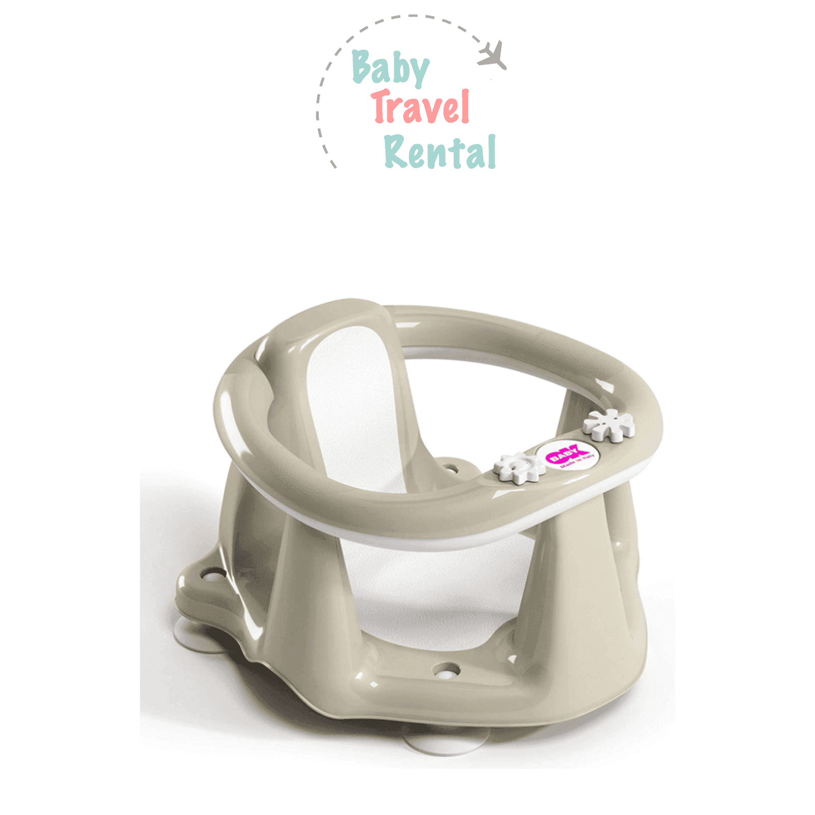 Miete eines rutschfesten Badesitzes für Babys von 6–12 Monaten auf Teneriffa