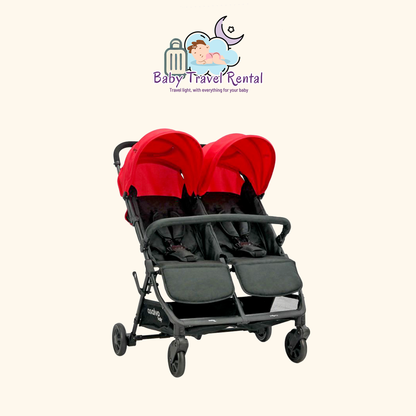 Alquiler silla de paseo gemelar reclinable en Tenerife