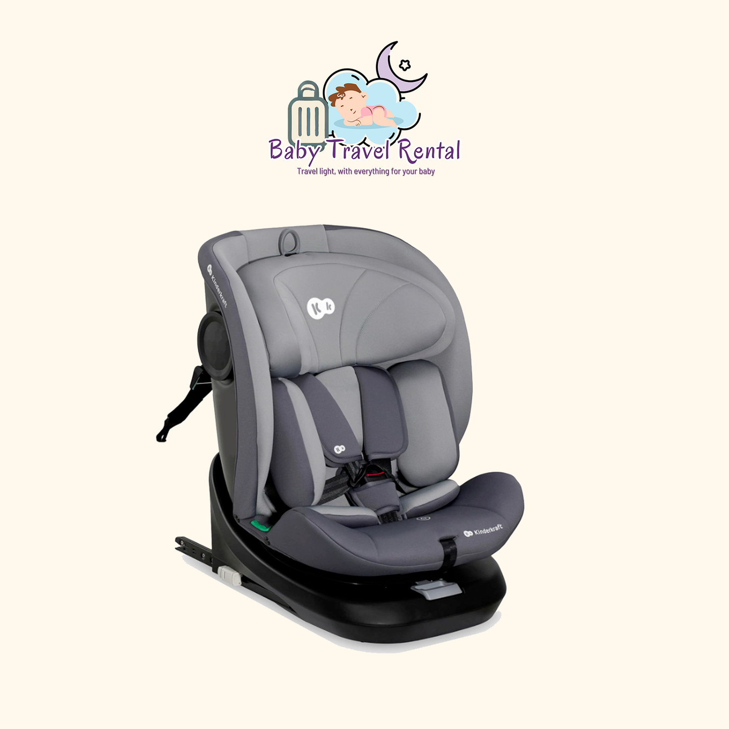 Rent 360° car seat group 0-1-2-3 with Isofix