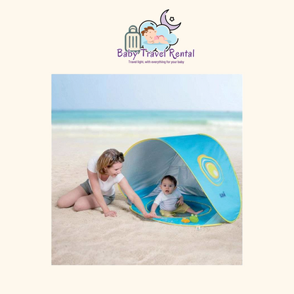 Rental of baby beach tent with UV protection, UPF 50+ in Tenerife