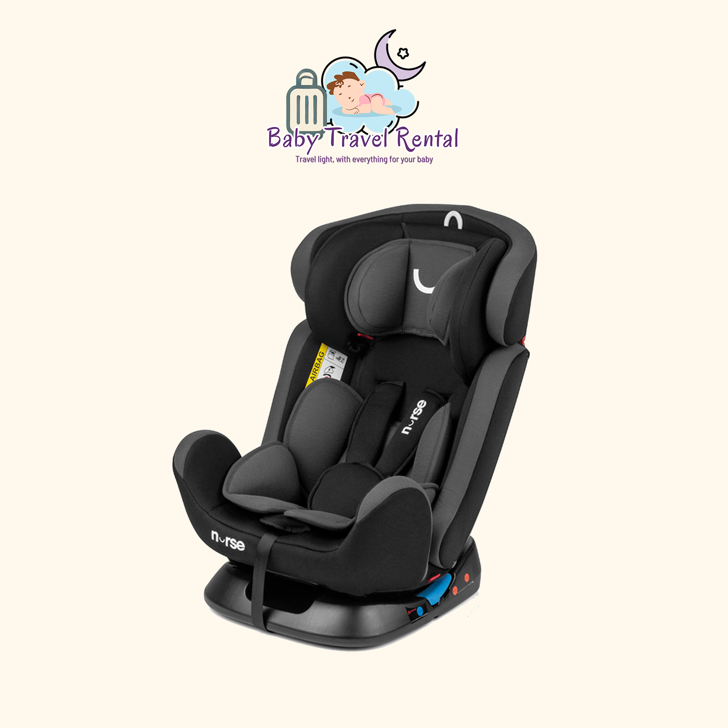 Reclining car seat rental group 0-2