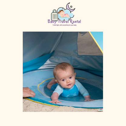 Rental of baby beach tent with UV protection, UPF 50+ in Tenerife