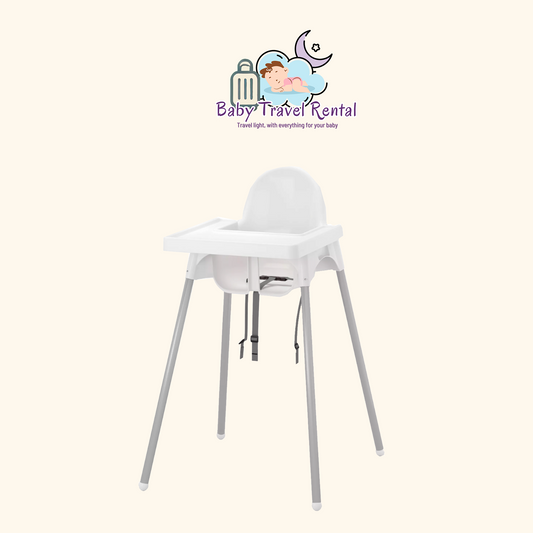 Rent highchair with tray