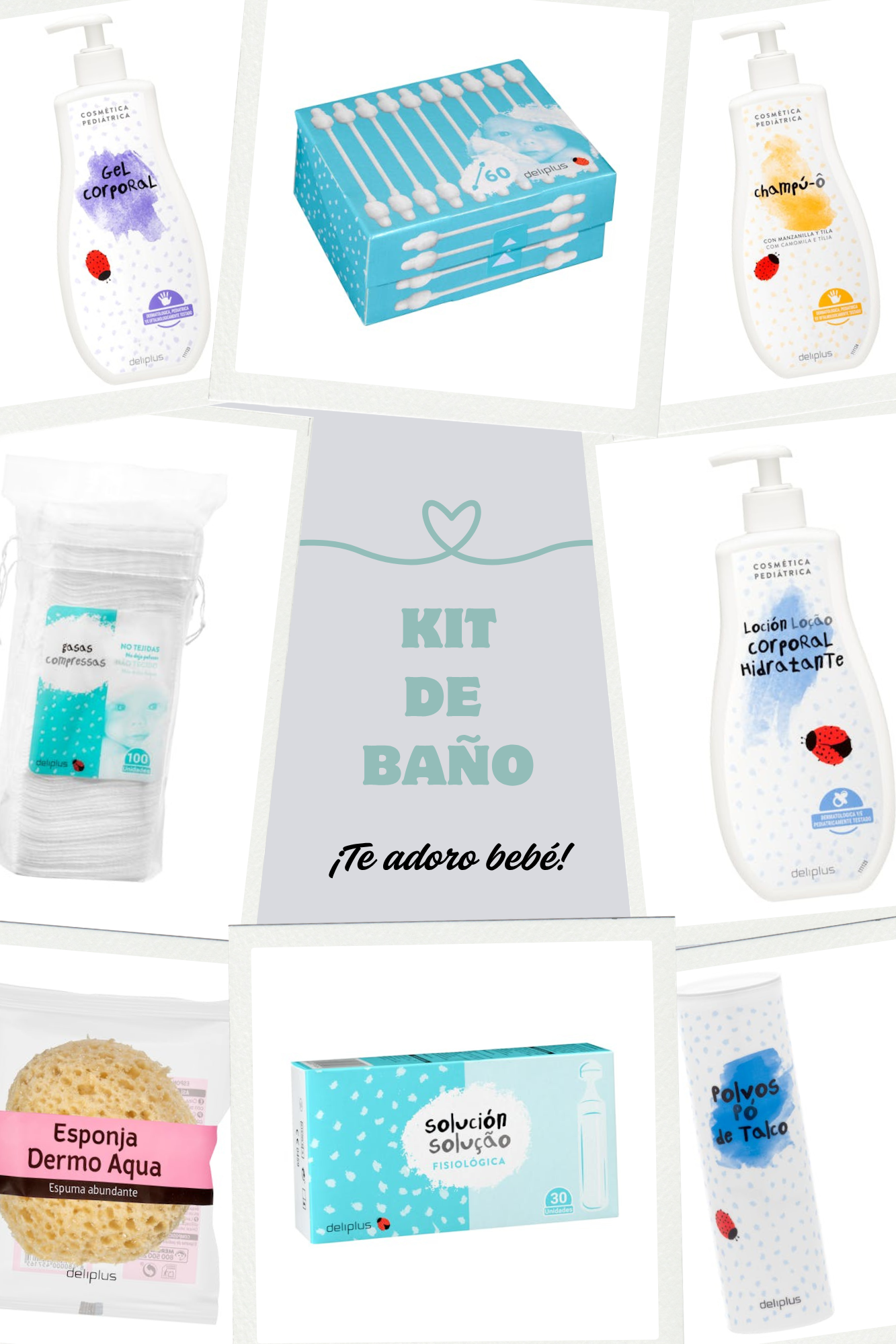 Bade-Set für Baby/Kleinkind