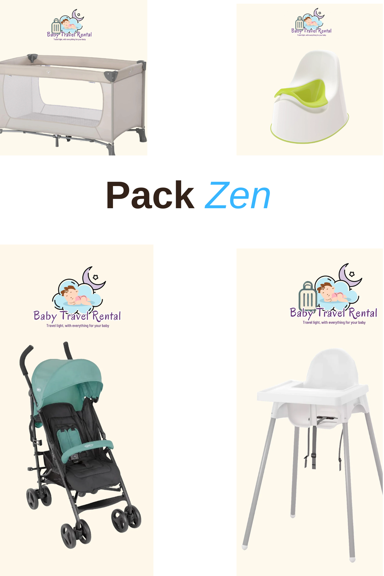 Louer Pack ZEN - 0kg-15kg