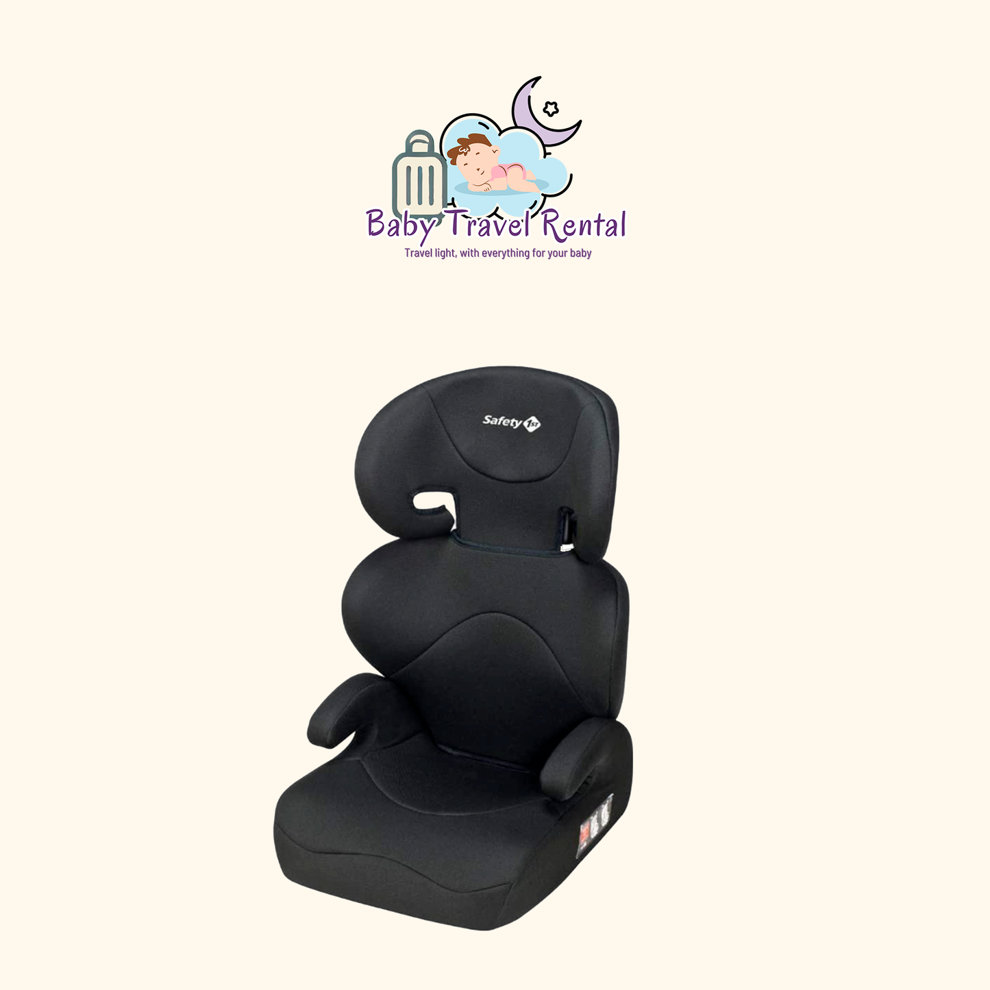 Seat rental, booster with high backrest group 2/3