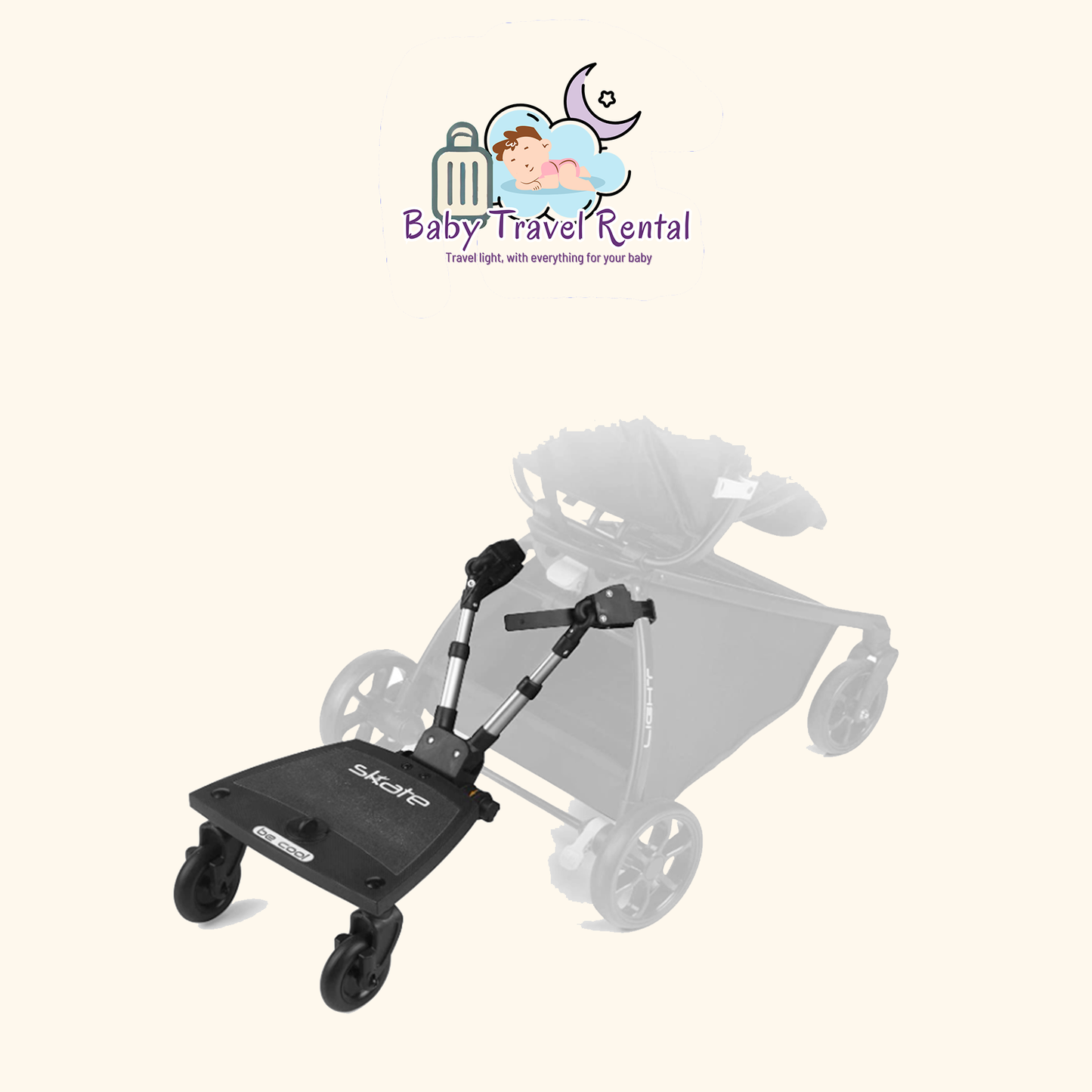 Universal skate rental for stroller