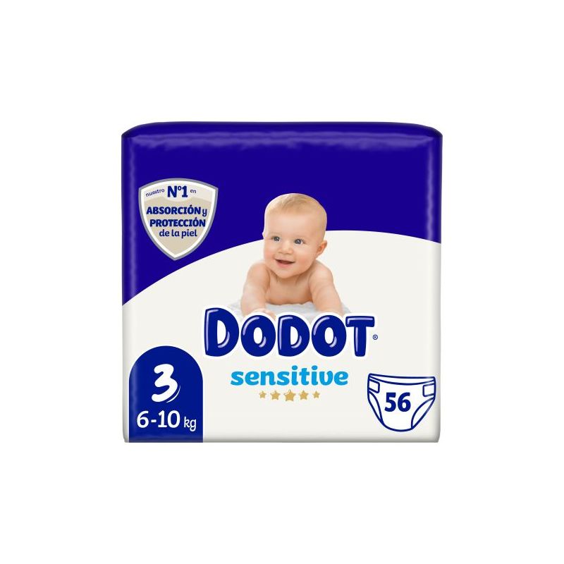 Pañal Sensitive Talla 3 6kg/10kg